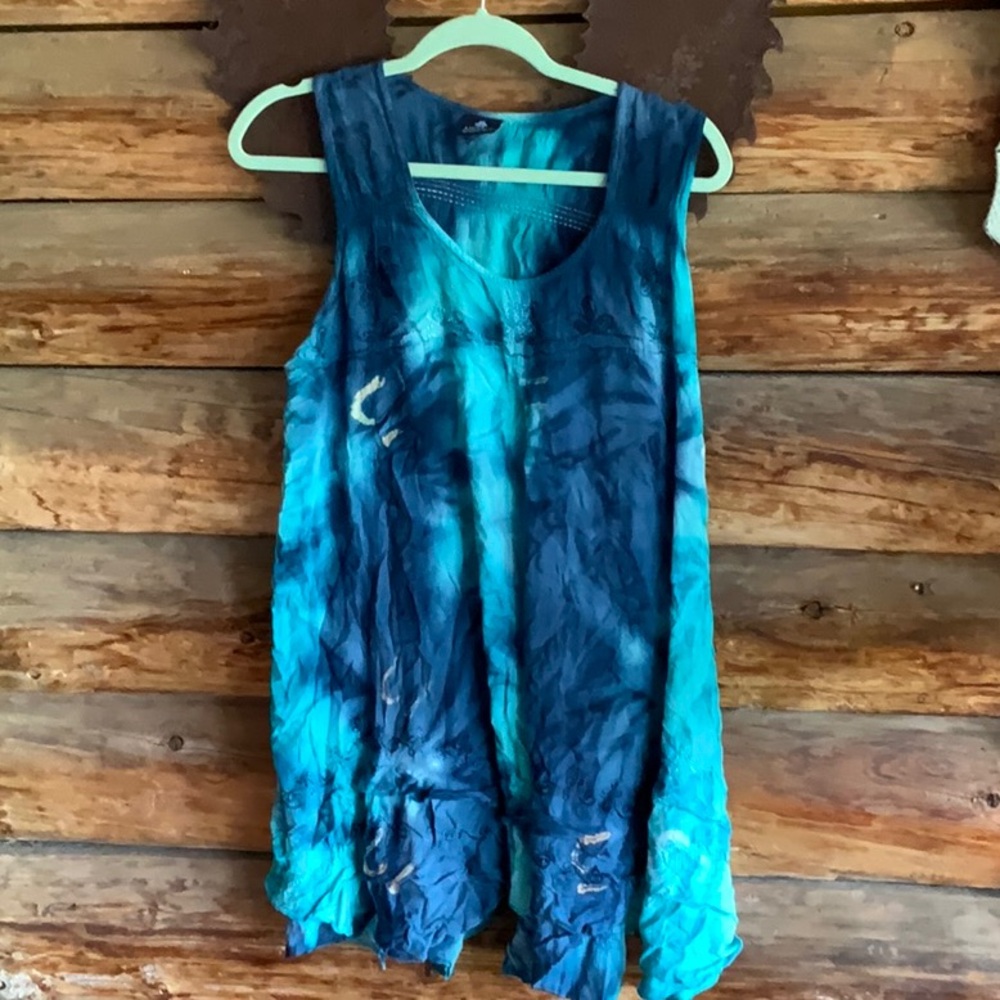 Tie Dye bathing suit coverup